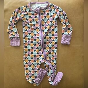 Little One Shop Viscose Bamboo Mickey Footie 12-18M